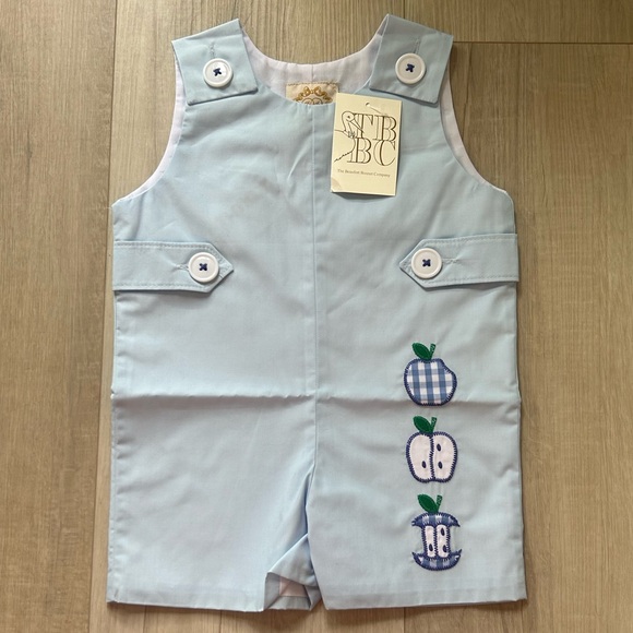 NWT Beaufort Bonnet Company Jon Jon romper, size 6-12 months - Picture 3 of 9